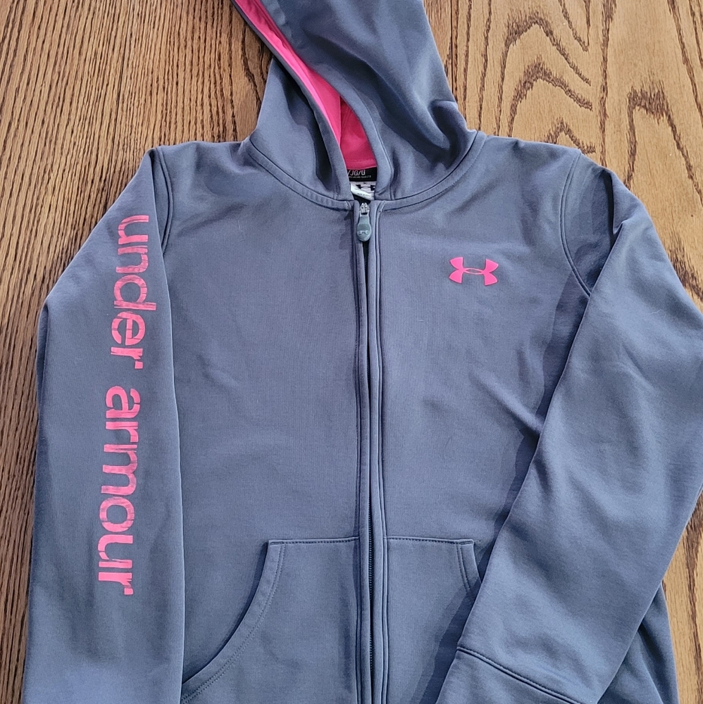 Under Armour size Youth Large Gray Jacket
